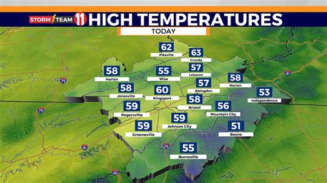 Partly cloudy skies are forecast for Wednesday with a high of 50 degrees. . Wjhl weather